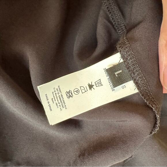 ALOHAS Exclesa - Black Midi Dress Large Long Sleeve - Picture 8 of 13